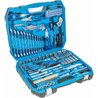 Högert Juego de herramientas Hogert Technik HT1R439, fabricado en acero cromo-vanadio y acero cromo-molibdeno
