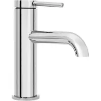 REA Grifo para lavabo , modelo Js-B801, acabado cromado brillante, diseño "Spot" y altura baja