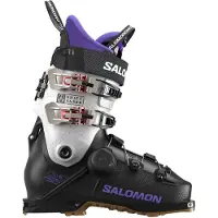 Salomon - Botas de esquí para mujer - Shift Alpha Boa 95 W Black/Ultra Violet/Ultra Violet para Mujer de Aluminio - Talla 42 2/3-43 1/3 - Negro