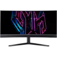 Acer Predator X OLED Monitor, X Series, X34V, Curvo, UW-QHD, OLED, FreeSync, 34