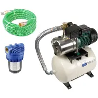 DAB Aquajet-Inox 82/20 M con Prefiltro y Manguera de aspiración 7 metros