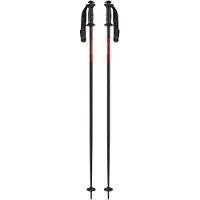 Komperdell - Bastones esquí - Alpine Schnapspole de Aluminio - Talla 125 cm - Negro