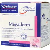 Virbac Suplemento Para Perros Megaderm Fatty Acids Supporting Skin And Coat 28x8ml