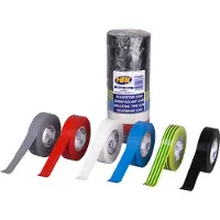 Hpx Surtido De 10 Cintas Aislantes De Pvc Vde 52100 19 Mm X 20 M