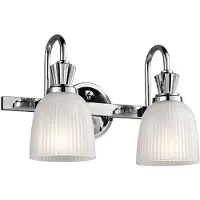 Kichler Aplique Cora para el baño, de 2 luces