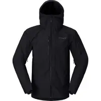 Norrøna - Chaquetas de esquí - Lofoten Gore-Tex Insulated Jacket M Caviar Black - Talla M - Negro