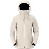 Norrøna - Chaquetas de esquí mujer - Lofoten Gore-Tex Insulated Jacket W Oatmeal para Mujer - Talla L - Beige
