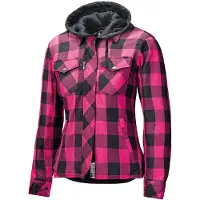 Held Lumberjack II 62010 Mujer Camisa De Motorista Negro/Rosa M mujeres