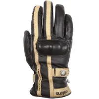 Helstons Guantes De Cuero Para Mujer Tinta