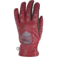 Helstons Guantes De Cuero Para Mujer Grafic