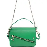 Núnoo Small Honey Cut Florence Green W. Gold Talla: OS | Bolsos de Mano Outlet | Mujer | Verde