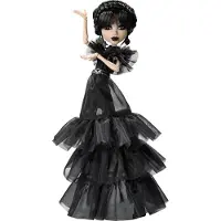 Monster High Vestido Baby Doll Miércoles Cuervo