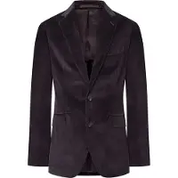 Hackett London para hombre. HM470544 Americana Stretch Cord marrón (34/32), Casual, Fiesta, Algodón, Clásico, outlet 2026.