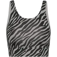 Hey Honey - Women's Bustier Zebra - Sujetador deportivo size XS, gris