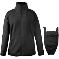 Mamalila - Women's Fleece-Tragejacke Basel - Forro polar size XXL, negro