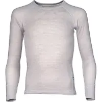 Isbjörn of Sweden - Teen's Husky Sweater Baselayer - Ropa interior merino size 170/176, gris