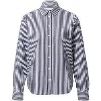 Gant para mujer. 4300214 Camisa Regular Fit de popelina a rayas (34), Casual, Algodón, Manga larga, outlet 2026.