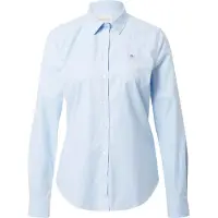 Gant para mujer. 4300141 Camisa Oxford Slim Fit elástica azul (34), Casual, Algodón, Manga larga, outlet 2026.