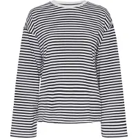 Pieces Camiseta 'PCSadie' negro / blanco