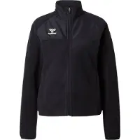 Hummel Chaqueta polar funcional 'Go' negro / blanco