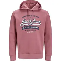 Jack & Jones Sudadera marino / altrosa / blanco