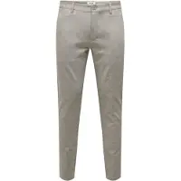 Only & Sons Pantalón chino 'ONSMark' piedra / offwhite