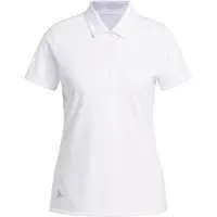Adidas adidasPolo Women's Solid Performance Short Sleeve XS White Mujer