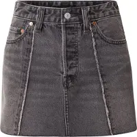 Levi's Recrafted Mini Skirt Grey Talla: W25 | Mini Faldas Outlet | Mujer | Gris