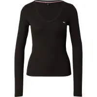 Tommy Hilfiger Camiseta De Manga Larga Con Cuello Pico Essential Rib Slim Fit