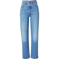 Levi's para mujer. 79078-0008 Jeans de Largo Completo Ribcage azul (29/32), Casual, Algodón, Denim, outlet 2026.