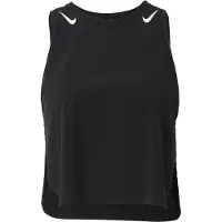 Nike - Women's Aeroswift Dri-Fit ADV Crop Tank - Camiseta sin mangas size L, negro