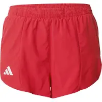 Adidas Pantalón deportivo 'Adizero Essentials' rojo sangre / blanco
