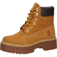 Timberland para mujer. TB1A5RJD2311 Botines de Piel Stone Street marrón (36 W), 3 a 5cm, Cordones, Casual, outlet 2026.
