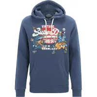 Superdry Sudadera 'Tokyo' ópalo / miel / rojo / blanco