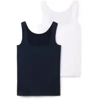 Tom Tailor Top navy / blanco