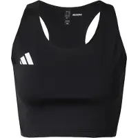 Adidas Top deportivo 'Adizero E' negro / blanco