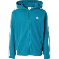 Adidas adidasChaqueta con capucha Adicolor Teddy Fleece 3 bandas XS Legacy Teal Hombre