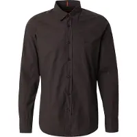 BOSS para hombre. 50518304 Camisa Relegant negro (M), Casual, Fiesta, Algodón, Clásico, Manga larga, outlet 2026.