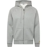 Carhartt WIP - Sudaderas - Hooded Chase Jacket Sweat Grey Heather Gold de Algodón - Talla M - Gris