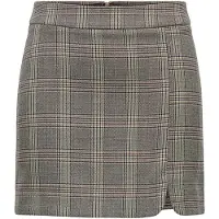 ONLY Falda 'Alia' beige oscuro / verde claro / baya / negro