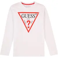 GUESS Camiseta rojo / negro / blanco