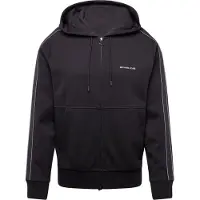 Michael Kors Sudadera con cremallera negro / blanco