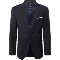JOOP! Chaqueta tipo saco para negocios azul noche / blanco