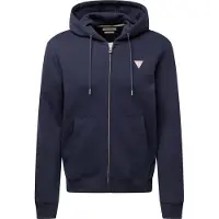 GUESS Sudadera con cremallera marino / rojo / blanco
