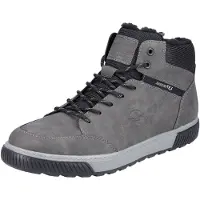Rieker Botas con cordones gris / negro