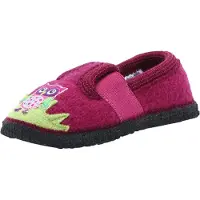 Beck Zapatillas de casa 'Eule' verde claro / rosa / rosa oscuro