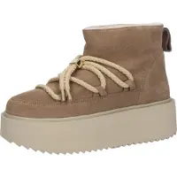 INUIKII para mujer. 1001.006.0012 Botas de Piel Classic Low Platform beige (41), 3 a 5cm, Cordones, Casual, outlet 2026.