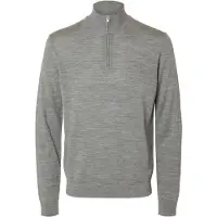 Selected Jersey 'SLHTray' gris moteado