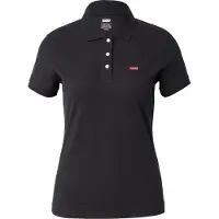 Levi's Camiseta 'Slim Polo Shirt' rojo / negro