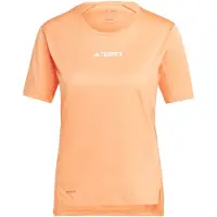 Adidas - Women's Multi Tee - Camiseta funcional size XS, beige